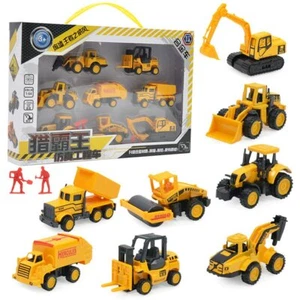 8pz/set Mini Lega Costruzione Veicolo Ingegneria Auto Camion Modello Giocattolo Regali - Foto 1 di 9