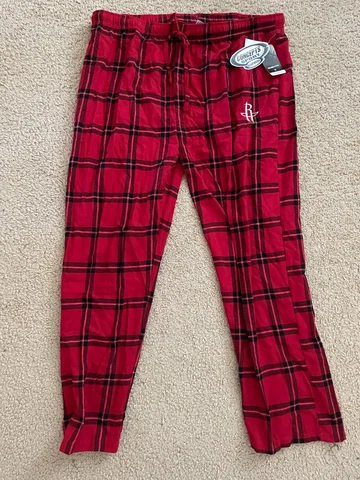 HOUSTON ROCKETS NBA FLANNEL PAJAMA BOTTOMS ADULT 3XL BRAND NEW WITH TAGS Cover