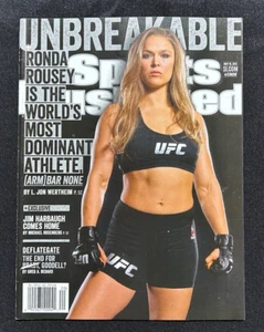 2015 Sports Illustrated Ronda Rousey Cover NO LABEL - Picture 1 of 3
