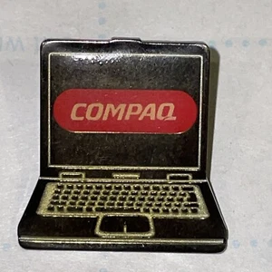 Compaq Computer Pinback Hat Pin Tie Tack Backpack Pin 1" Metal Walmart pin - Picture 1 of 5