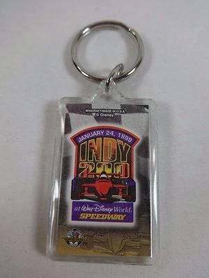 1999 Indy 200 Walt Disney World Speedway Event Collector Key Chain IRL IndyCar - Image 1 of 4