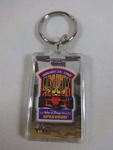 1999 Indy 200 Walt Disney World Speedway Event Collector Key Chain IRL IndyCar Cover