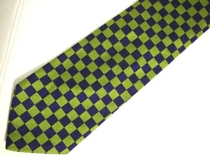 Brooks Brothers Makers Mens Necktie Tie Purple Green Checkered 57" Career - Picture 1 of 4