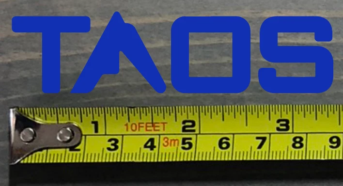 Taos Sticker Decal 3.5" New Mexico Red River Ski Mountain Snowboard Resort Blue