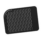 (Black)Heat Resistant Mat Silicone Slip Proof Heat Insulation Pad Hair Styling