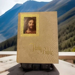 Fireside Family Edition Catholic Holy Bible King James Red Letter Edition 12”LG. - Picture 1 of 23