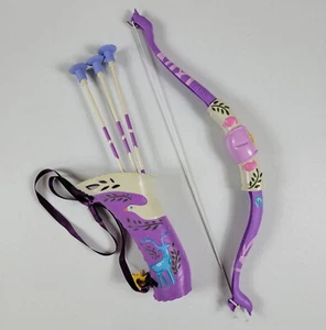 Disney Tangled Rapunzel Quiver Bow & Arrow  Toy Archery Set Costume Cosplay - Picture 1 of 7