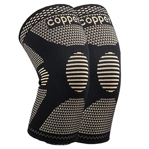 2 Knee Brace Sleeve Compression Support Sport Gym Joint Pain Arthritis Relief - Picture 1 of 29