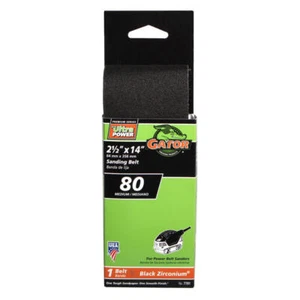 Gator 14 pulgadas L X 2-1/2 pulg. Cinturón de lijado de óxido de aluminio con circonio 80 grano medio - Imagen 1 de 1