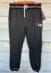 FILA Ropa de Dormir Pantalones de Correr para Hombres Talla Grande X 33" Gris Polar Pantalones de Correr Nuevos  - Imagen 1 de 3