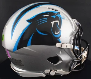 CAROLINA PANTHERS NFL Riddell SPEED Full Size Authentic Football Helmet - Picture 1 of 6