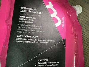 Recharge de toner haute capacité 400g MAGENTA pour Xerox VersaLink C9000 -- 2x Standard - Photo 1/5