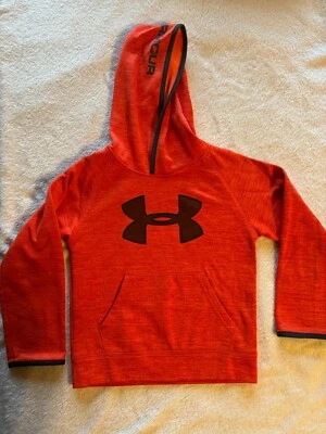 Suéter Under Armour Niño Juvenil Talla 6 Naranja Poliéster Sudadera con Capucha Pullover Juvenil Foto 1 de 3