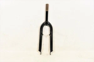 Junior MTB 24" wheel Bike Forks Rigid Steel 1” (25.4) 180mm Long Steerer Column - Picture 1 of 2