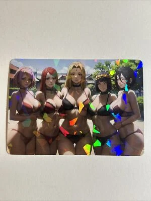 💗Naruto Tsunade Hentai Sexy Goddess Waifu Anime Doujin Card HY03 - Image 1 of 4