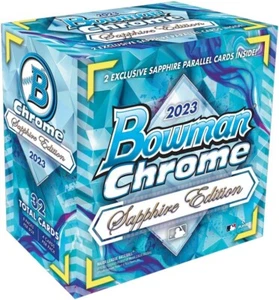 2023 BOWMAN CHROME BASEBALL SAPPHIRE EDITION ONLINE EXCLUSIVE FACTORY SEALED BOX - Picture 1 of 1