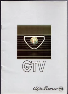 Alfa Romeo GTV 2.0 & GTV6 2.5 1984-86 Swiss Market Sales Brochure In French - Picture 1 of 2