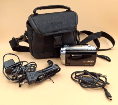 Panasonic HDC-SD10 Full HD camcorder, w/Carry Case, Cables , 32GB SD. *VGC* refB - Image 1 of 4