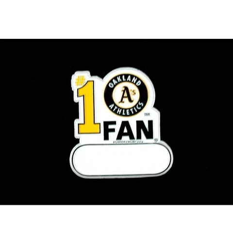 OAKLAND ATHLETICS #1 FAN MAGNET OAKLAND A'S #1 FAN SIZE 3 BY 3 NEW MLB Cover