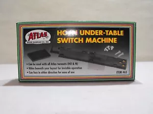 ATLAS- HO/N UNDER-TABLE SWITCH MACHINE- NIB #65 - Picture 1 of 3