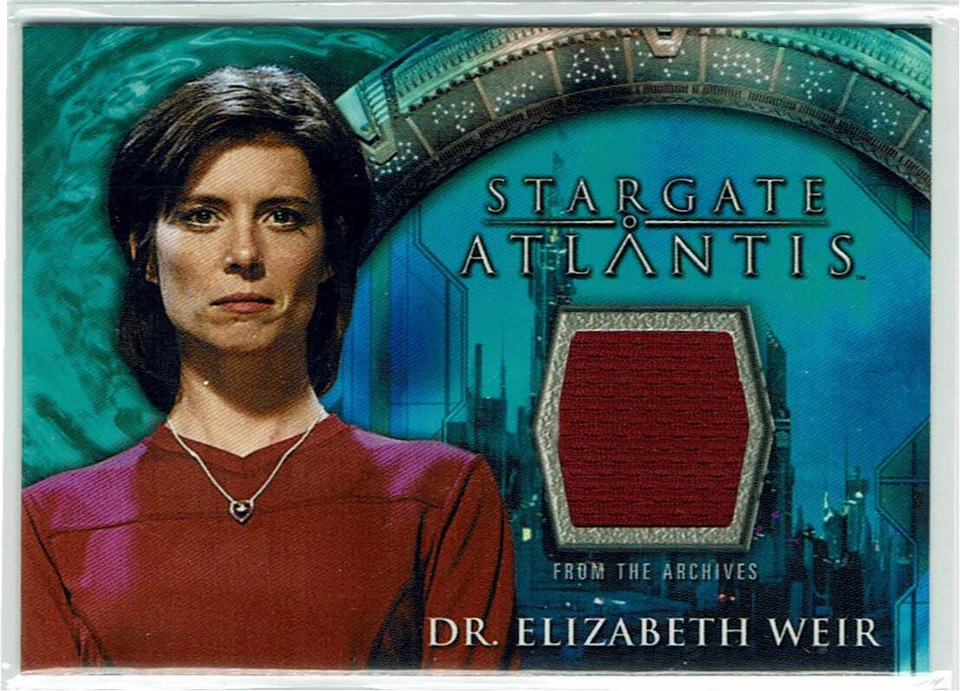 Stargate Atlantis Season 1 Costume Prop Relic Card Dr. Elizabeth Weir - Image 1 of 1