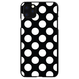 Hard Case Cover for iPhone / Samsung Galaxy White & Black Polka Dots - Picture 1 of 39