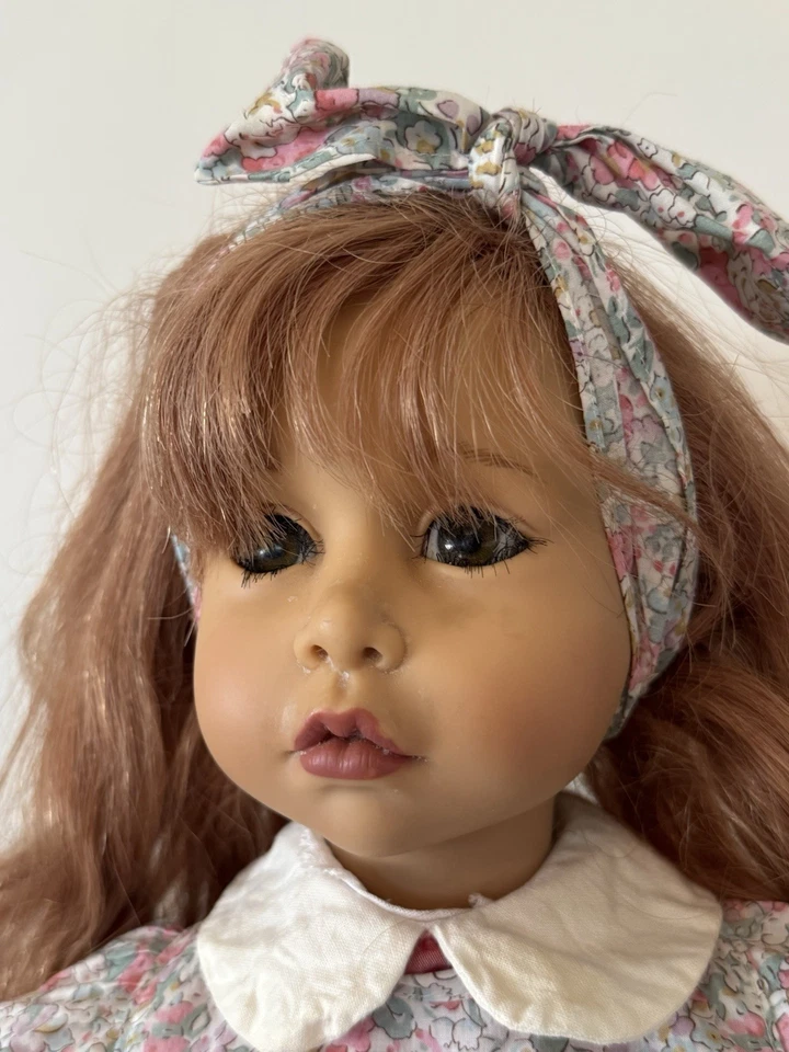 Muñeca Gotz Charlene de colección broma Grobben Alemania 18 pulgadas cabeza de vinilo cuerpo suave Foto 1 de 4