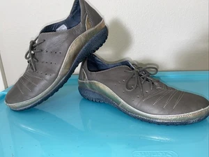 Zapatos cómodos con cordones Naot Kumara cuero talla 40 gris con oro rosa metálico - Imagen 1 de 13