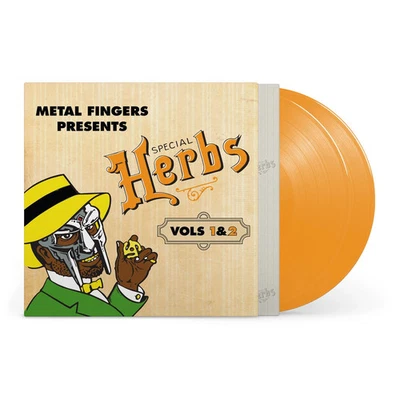 MF DOOM – Metal Fingers Presents: Special Herbs Vol. 1 & 2 Mustard Yellow Vinyl - Image 1 of 2