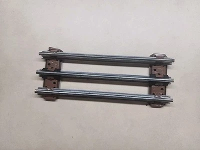 LIONEL 027 GAUGE TRACK HALF STRAIGHT SECTION 3 rail short train steel - Image 1 of 4