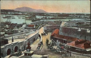 Gibraltar Gibraltar The Markets Vintage Postcard Post Card - Picture 1 of 2