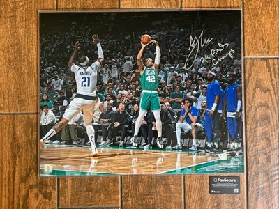 Foto firmada por Al Horford Boston Celtics 16" x 20" fanáticos inscripción auténtica Foto 1 de 4
