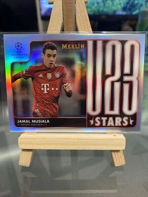 2021-22 Topps Merlin Chrome U23 Stars Jamal Musiala Refractor #U23-12 Bayern - Image 1 of 4