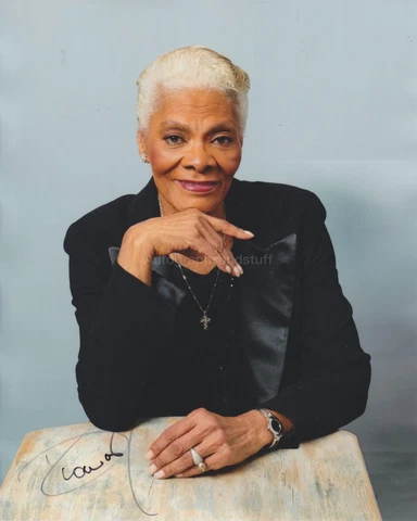 Dionne Warwick Hand Signed 8x10 Photo, San Jose Walk On By, Friends, Bacharach D Cover