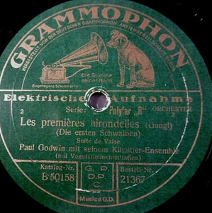 PAUL GODWIN & IMITACIÓN DE VOZ DE PÁJARO "Las primeras golondrinas / aves migratorias vienesas" 1928 - Imagen 1 de 2