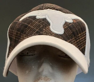 Top Of The World Texas Unplugged Bevo Fitted Cap Hat Sz. S/M New 20240911 White - Picture 1 of 6