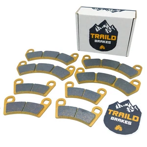 Polaris General XP 4 1000 2020-2024 juego de pastillas de freno de cerámica delanteras y traseras - Imagen 1 de 7
