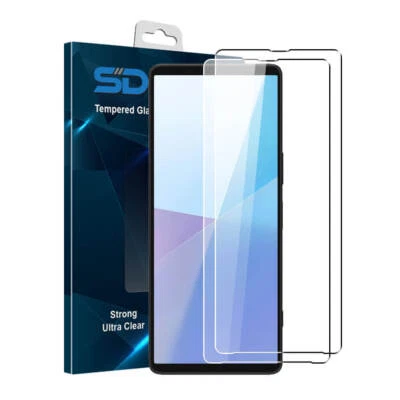 SDTEK 2x Verre Trempé pour Sony Xperia 10 VI Protection écran Clear