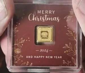 Geiger im Assay - 1 Gramm Goldbarren (nur 1.000 Auflage) -999,9 Fein "Baby Geiger" - Bild 1 von 4