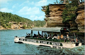 Postcard Wisconsin Dells Wisconsin Duck At Hawks Bill Vintage UNP - Bild 1 von 2