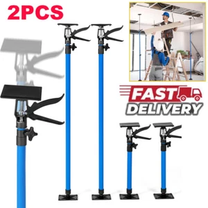 Adjustable Drywall Plasterboard Builder Ceiling Easy Support Props 115-290cm 2pc - Picture 1 of 11