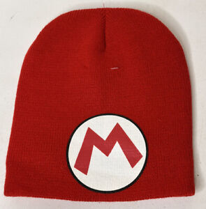 Super Mario Toboggan Red & White One Size Fits All Official Nintendo 2014 Promo