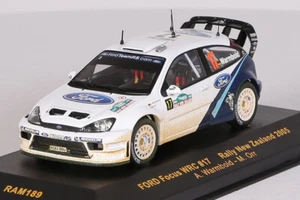 Ford Focus WRC #17 Rally New Zealand 2005 weiß/blau IXO 1:43 NEU OVP RAM189 - Bild 1 von 4