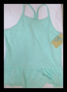 ThereAbouts Girls Beach Glass Green Summer Top Size 10/12 NEW - Picture 1 of 2