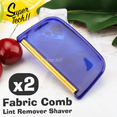 2 PCS Woollen Knitted Fabric Clothes Comb Pilling Ball Fuzz  Lint Remover OZ NEW - image 1 of 4
