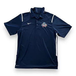 Nike Polo Shirt Dri-Fit Mens Size Large Blue 2016 NCAA Final Four Short Sleeve - Picture 1 of 6
