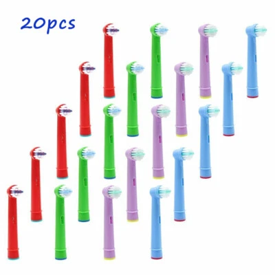 Kids Toothbrush Replacement Brush Heads for Oral B B raun - Image 1 of 4