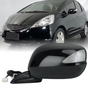 Espejo de puerta eléctrico LHS pasajero izquierdo para Honda Fit Jazz 2009-2014 plegable manual - Imagen 1 de 15