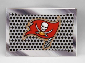 NFL Team TAMPA BAY BUCCANEERS Metal License Plate Style Vending Machine Sticker - Picture 1 of 1