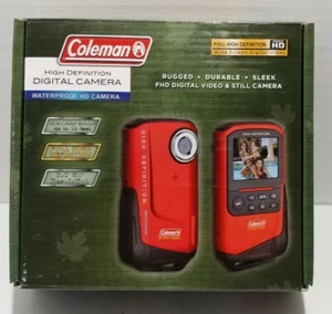 Coleman 1080P HD Digital Camera Widescreen Waterproof 8.0p MP Resolution, Blue - Picture 1 of 12